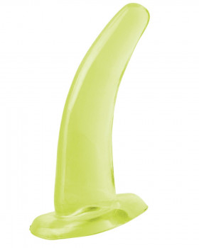 Светящаяся в темноте анальная пробка His and Hers G-Spot - 12,4 см.