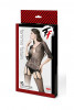 Кэтсьюит-сетка с открытыми бёдрами и крупным цветочным узором на животике, черный