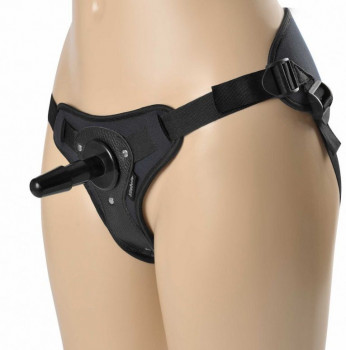 Трусики Harness Dual Peak размера XS-M, черный