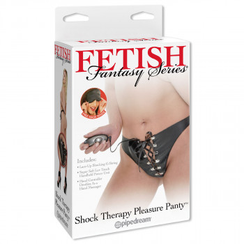 Вибротрусики с электрическими импульсами Shock Therapy Pleasure Panty