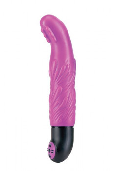 Фиолетовый вибратор Pure G-Spot Vibe - 18,5 см.